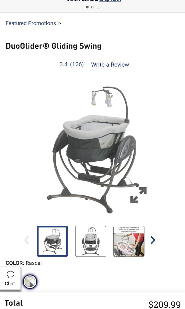 Graco Duo Glider Swing Babies Kids Baby Nursery Kids