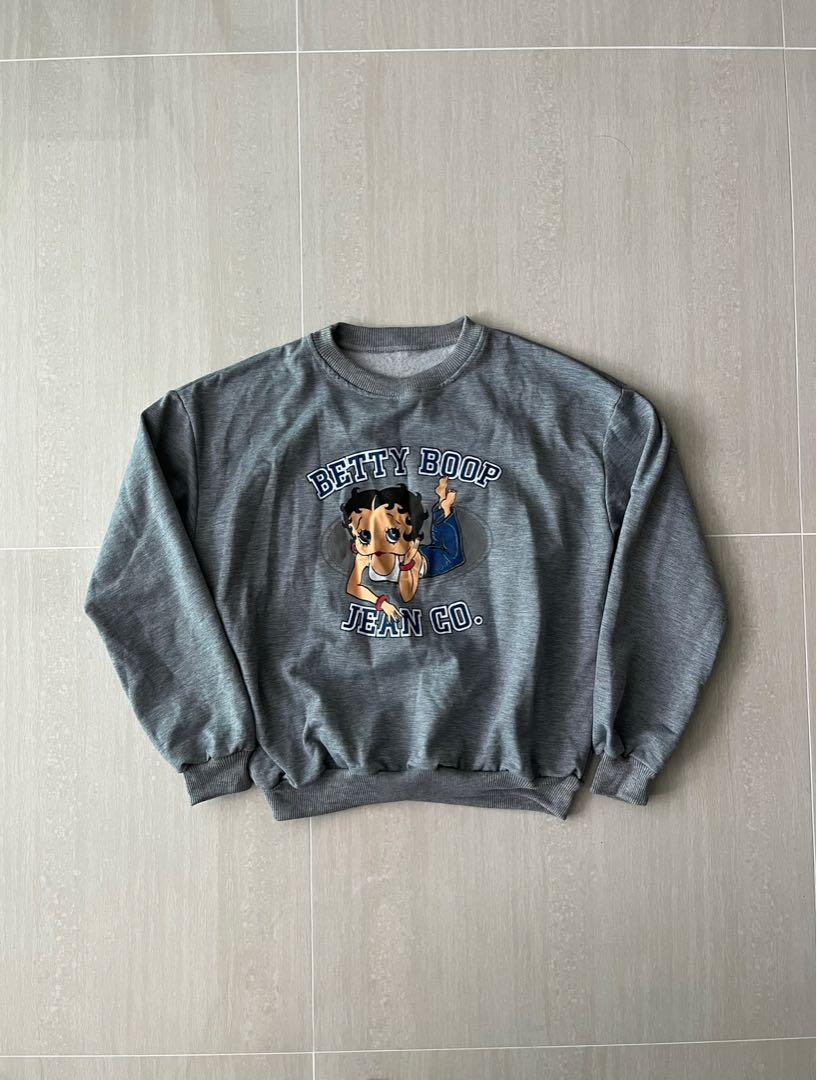 Grey Betty Boop Jeans Co. Sweater 