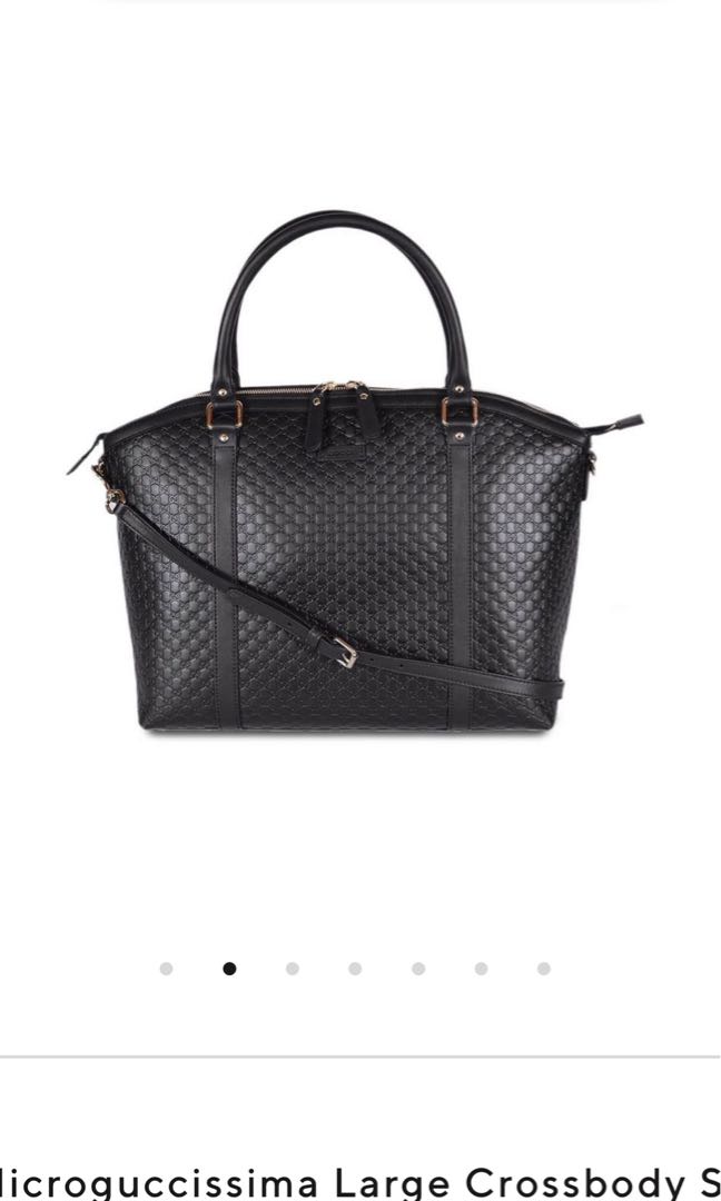 tas satchel GUCCI Alma/Dome Small GG Guccissima Black Satchel Bag