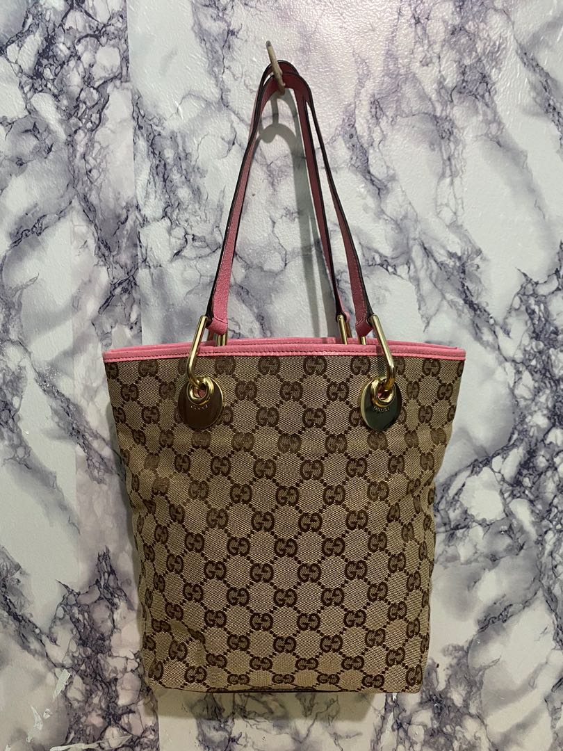 Gucci pink and brown bag clearance