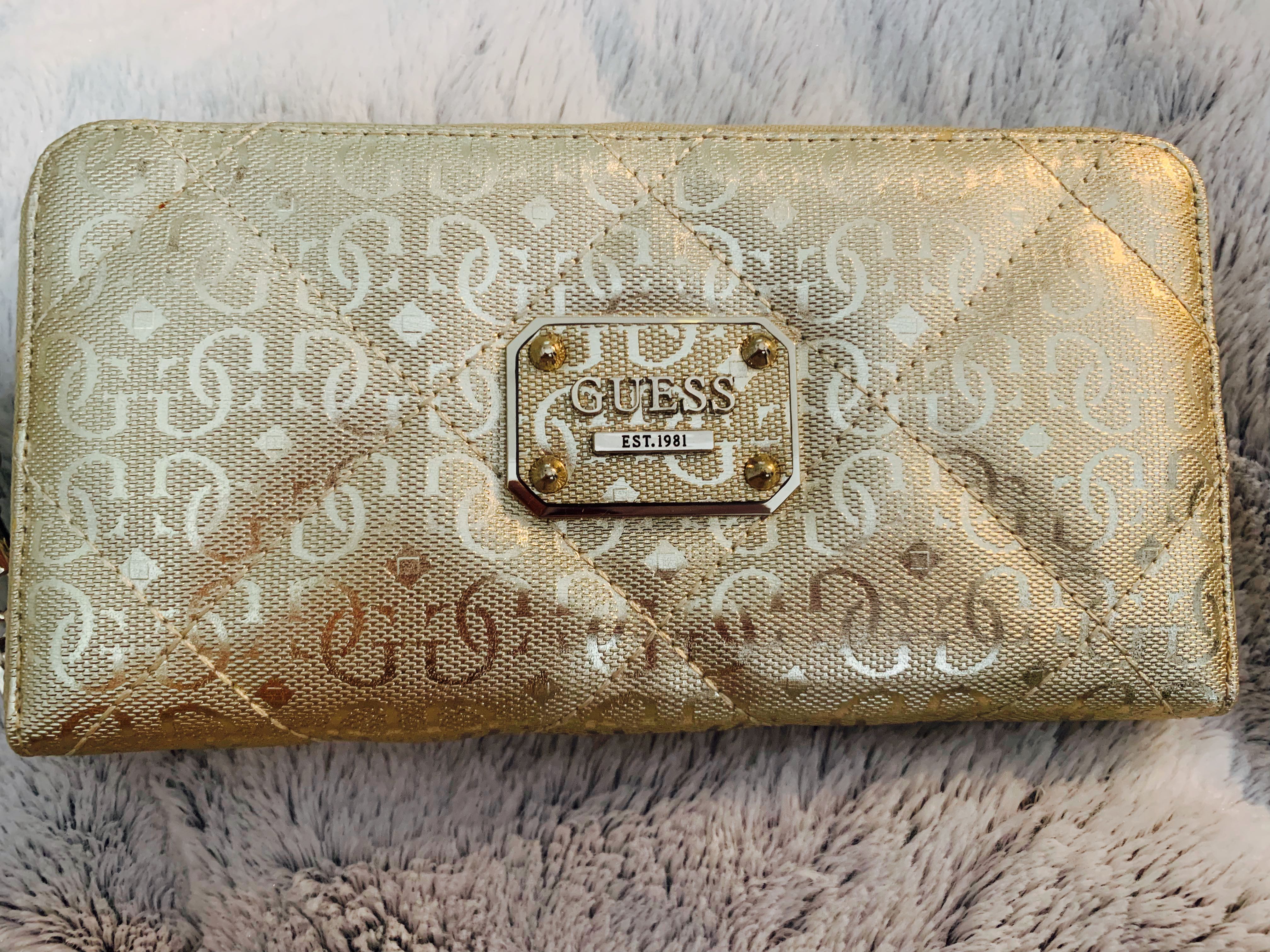 Guess 2025 gold wallet