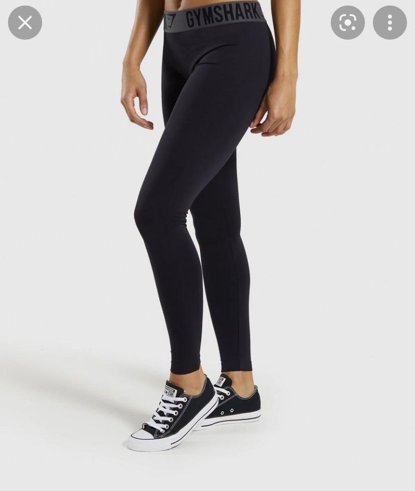 Gymshark black flex legging Men s Fashion Activewear on Carousell