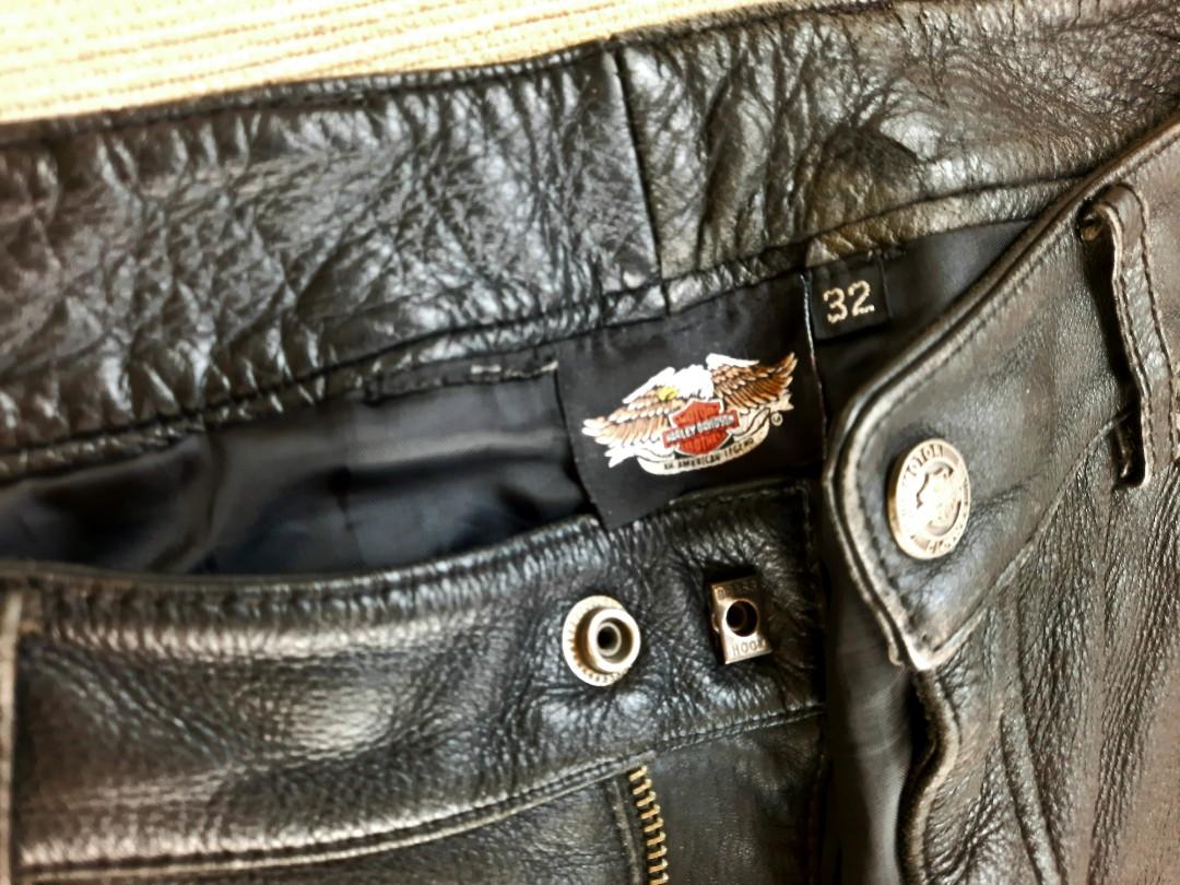 Harley Davidson Leather Pants, Men's 