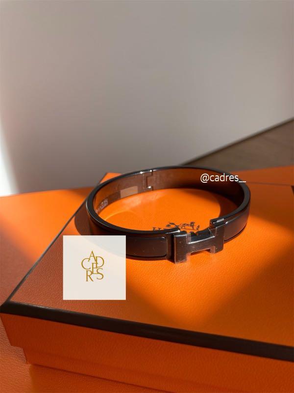 Hermes Clic H So Black Bracelet, 男裝, 手錶及配件, 珠寶- Carousell