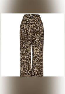 High waist animal print pants