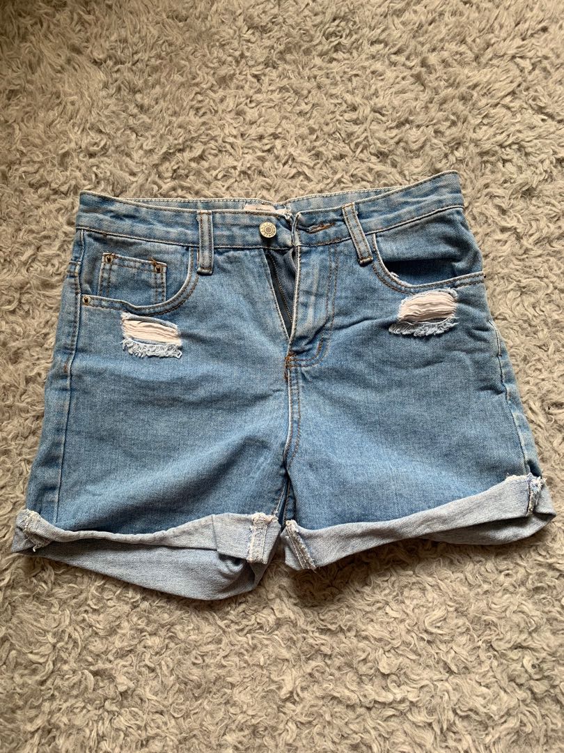 Hot Pants Light Blue Size S, Fesyen 