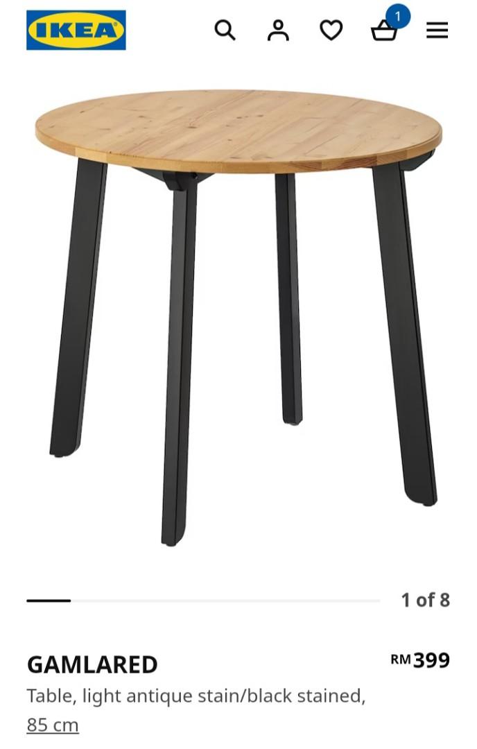 IKEA GAMLARED DINING TABLE SET, Furniture & Home Living, Furniture