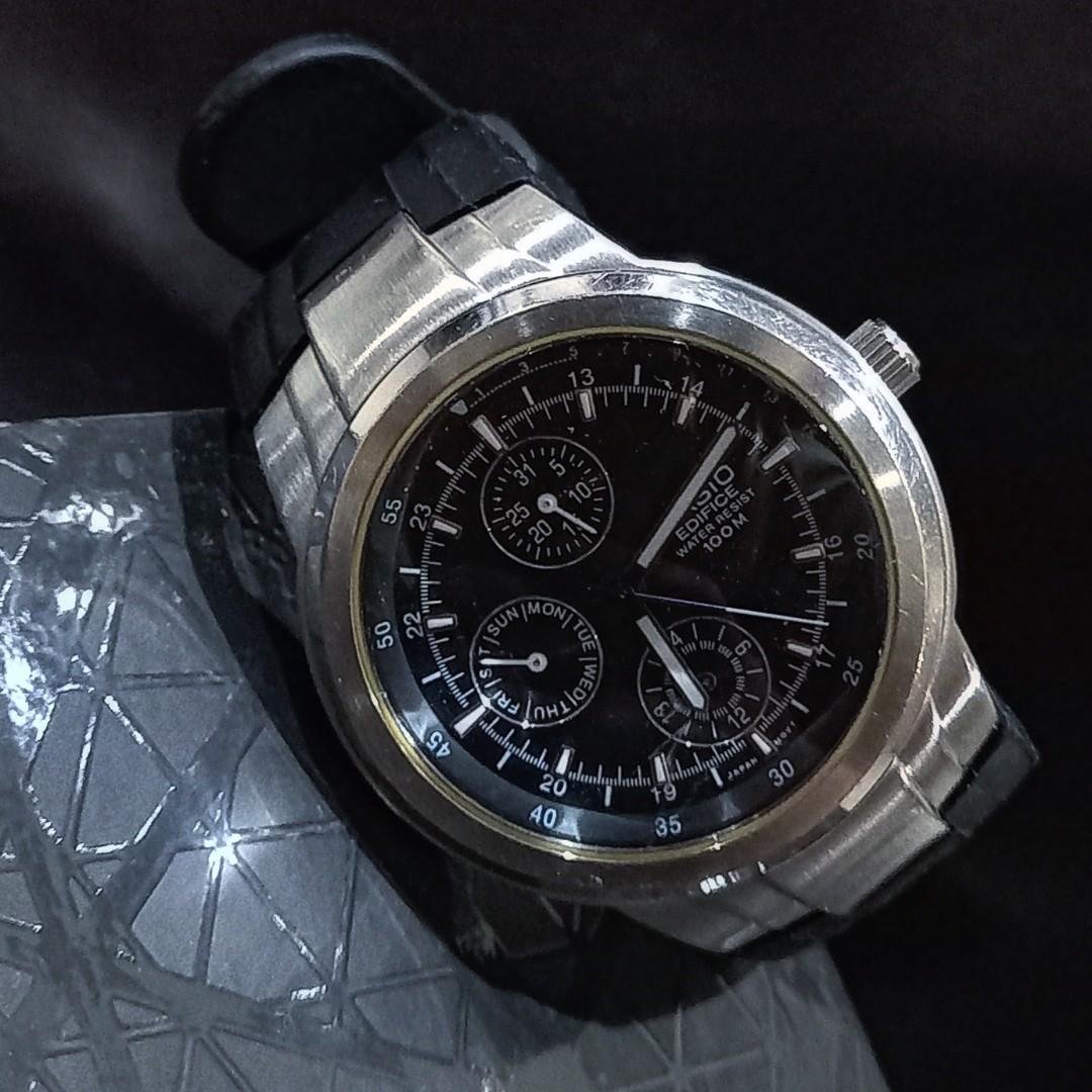 Jam Tangan Pria Casio Edifice Fesyen Pria, Jam