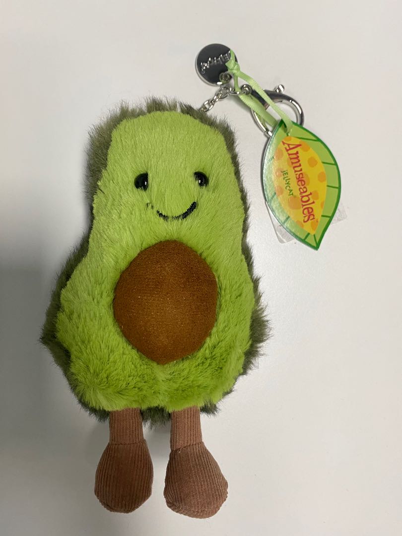 Jellycat avocado keyring top
