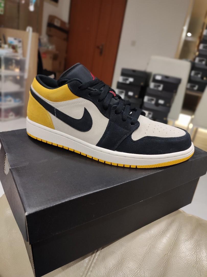 Jordan 1 low discount sail university gold black