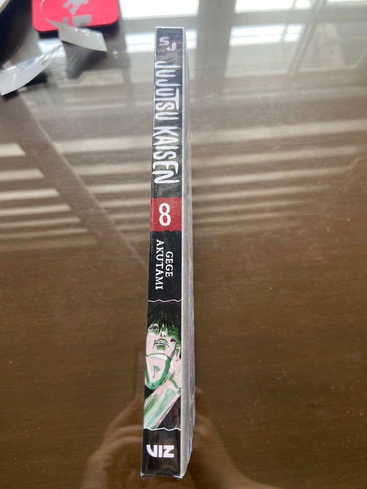 Jujutsu Kaisen Vol 8 (Category: Comics & Manga) located in Quezon City. Submitted by lingaloo (Listing ID 1160858694, Image 2). Description: - never opened/read (still in plastic packaging) - in very good condition. No yellowing pages. Can show more pics upon request. - RFS: Extra copy - MOP: BDO, BPI, Gcash - Price is NOT negotiable.