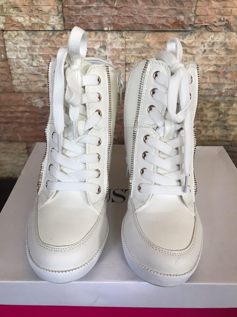 justfab wedge sneakers