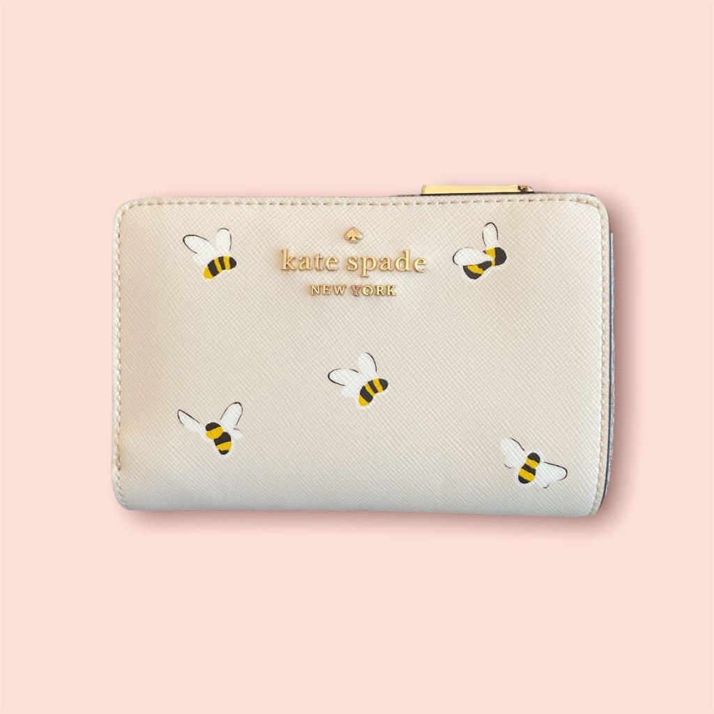 Kate Spade Bee Mid Length Wallet, Women's Fashion, Bags & Wallets, Wallets  & Card Holders on Carousell