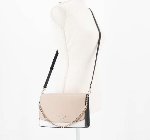 Kate Spade Carson Tricolor Colorblock Convertible Crossbody in Warm Beige  (WKR00102), Luxury, Bags & Wallets on Carousell