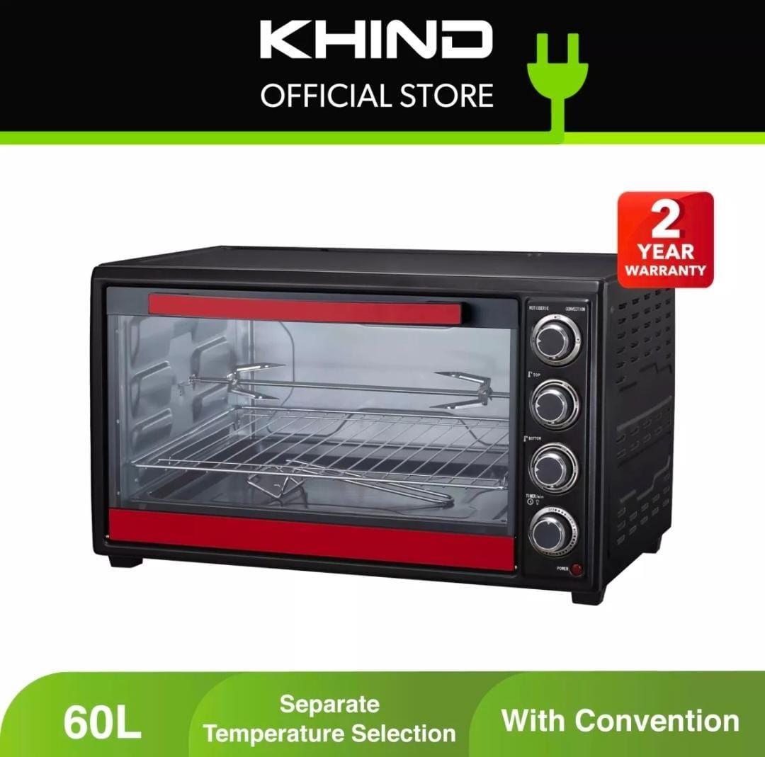 Khind 60L Oven with separate temperature control, TV & Home Appliances