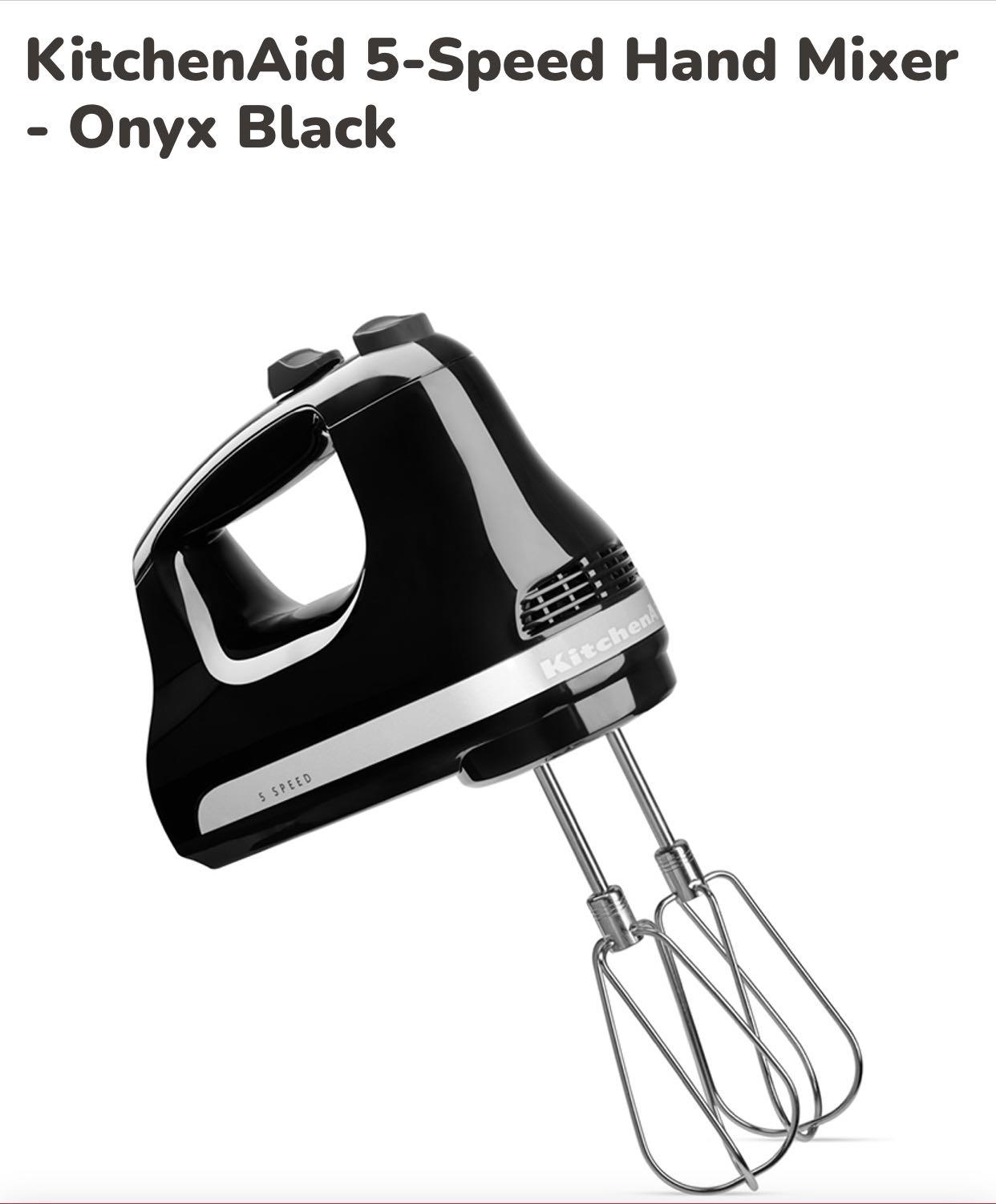 Kitchen Aid Hand Mixers 5KHM5110BOB, TV & Home Appliances, Kitchen