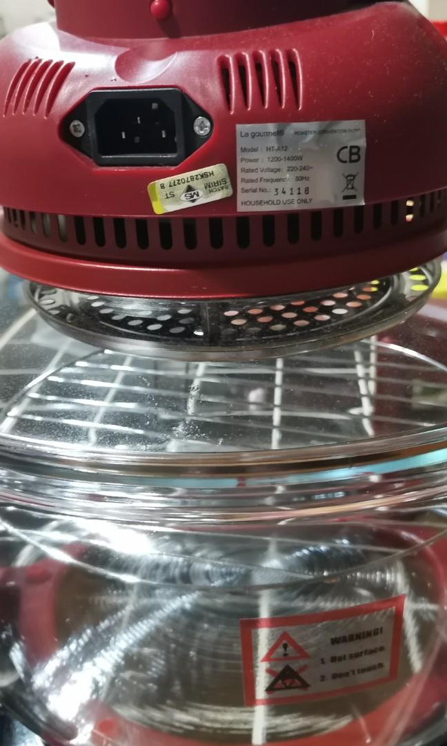 La Gourmet Turbo Roaster (Used), Furniture & Home Living, Kitchenware