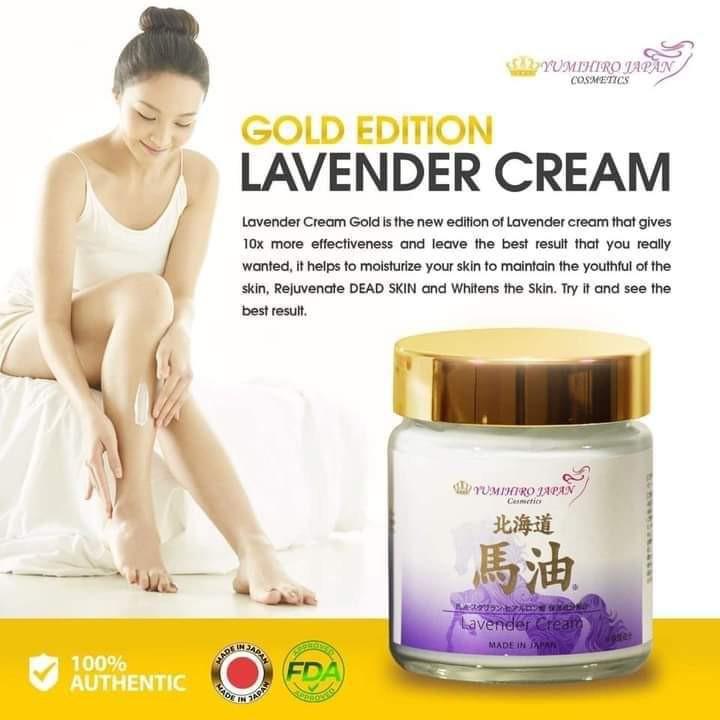 yumihiro japan cosmetics lavender cream