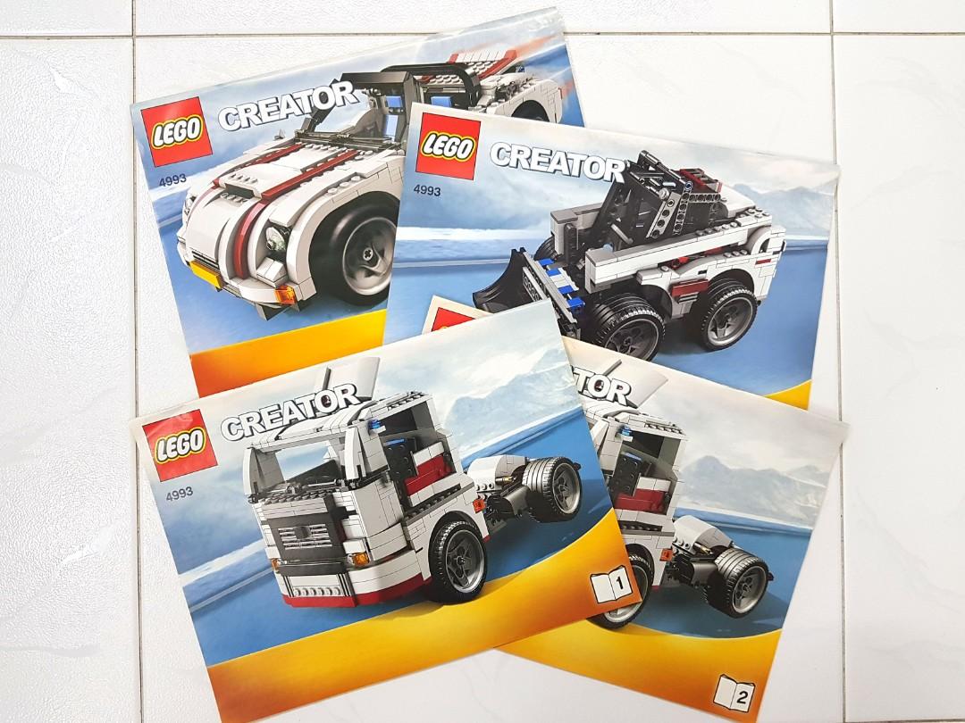 Lego Creator 3 In 1 4993 Cool Convertible 2008 648pcs Good Condition Used Set with Excellently Preserved Box Hobbies Toys Toys Games on Carousell