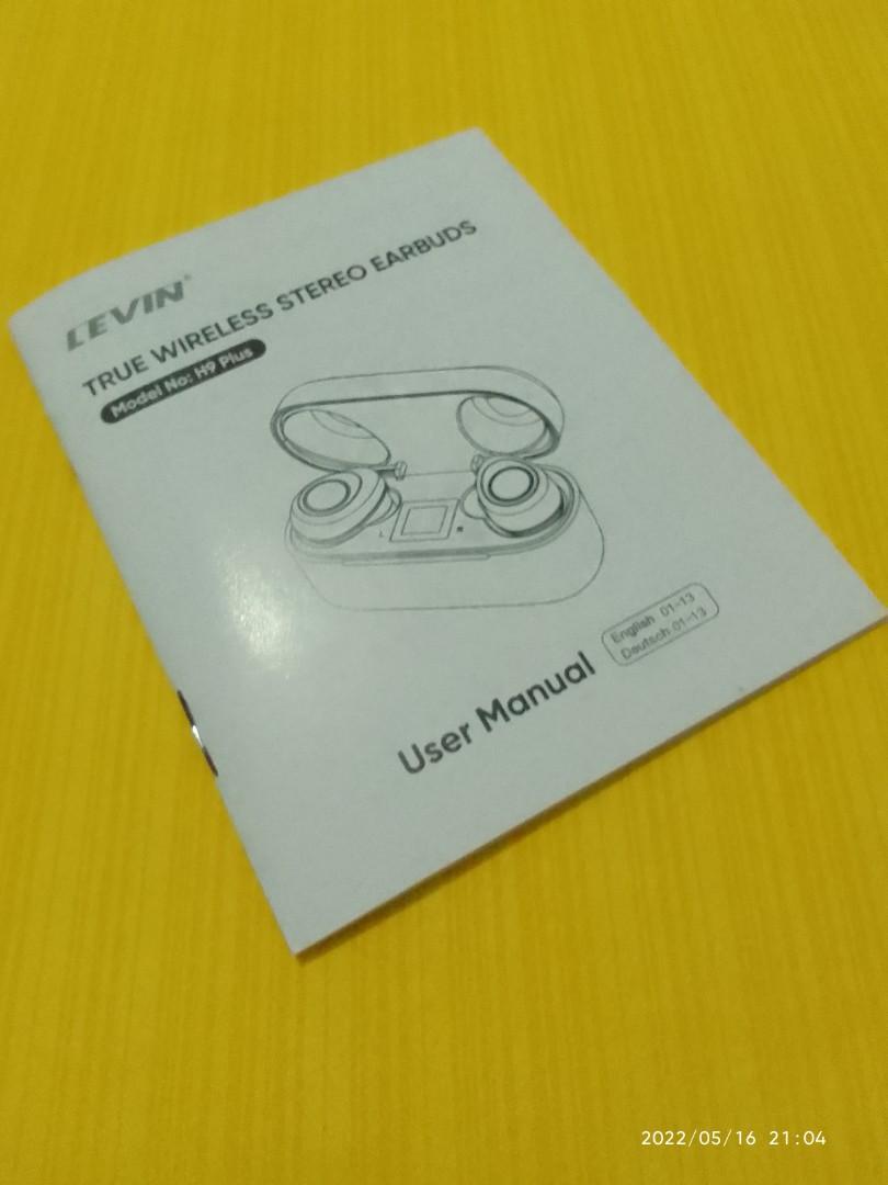 Levin true wireless earbuds h9 2025 plus