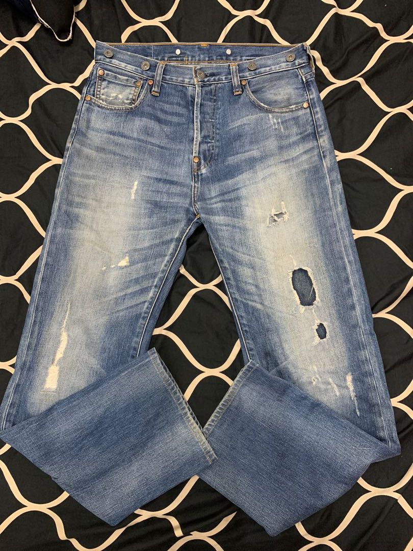 Levis 201 vintage buckle back, Men's 