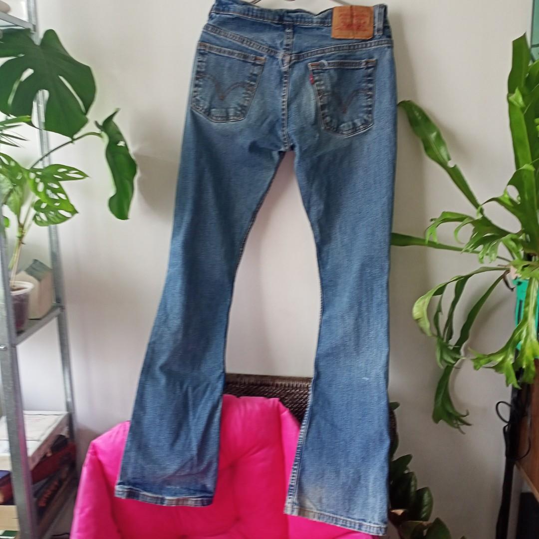 Levis bell bottom jeans pants, Women's 