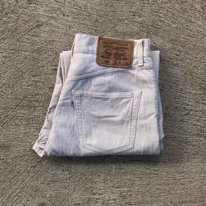 Levis corduroy 557 size 28, wranglerr 