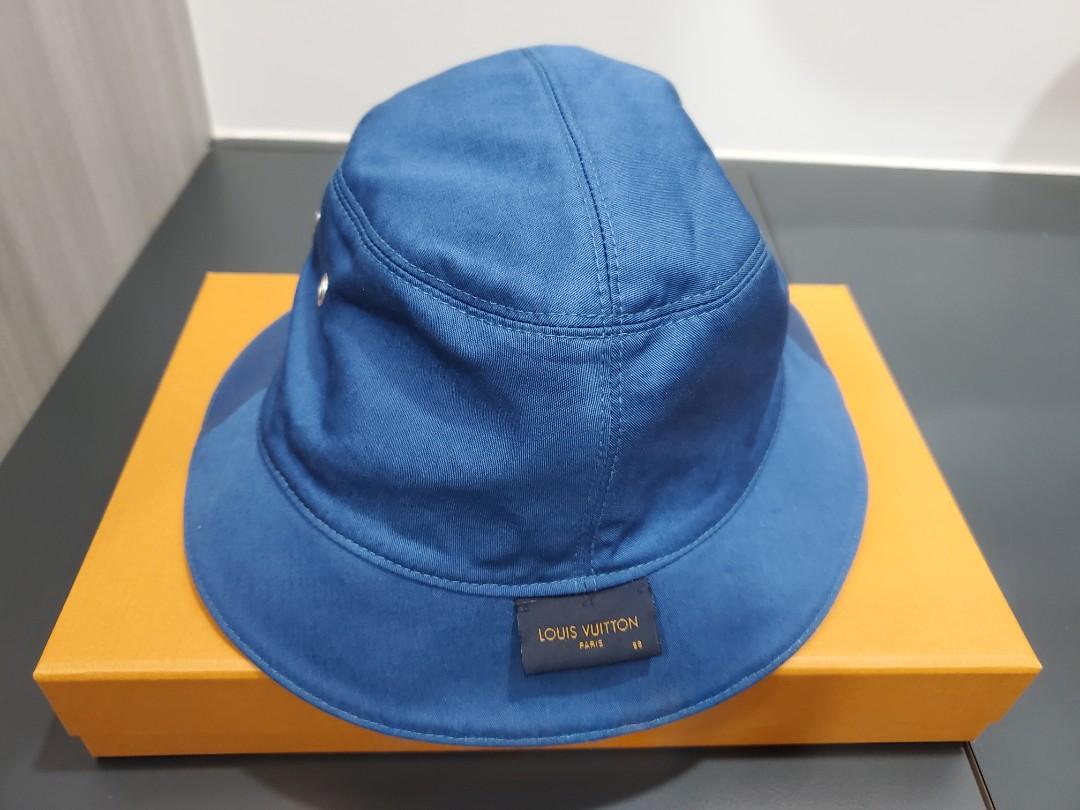 Louis Vuitton Monogram Denim Bucket Hat Bobbygram Cap Rare