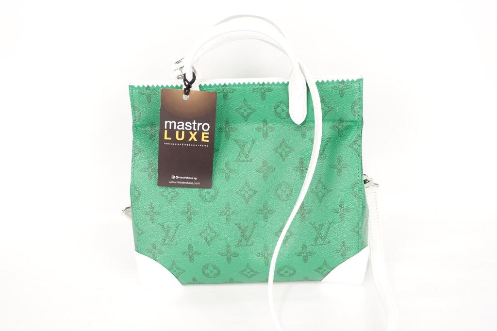 Louis Vuitton Everyday LV Litter Bag M80815 Virgil Abloh Leather w/Storage  Bag J