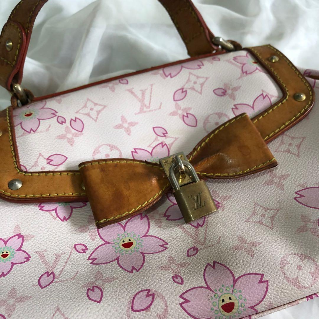 Louis Vuittion LV takashi murakami cherry blossoms sakura sac retro,  Luxury, Bags & Wallets on Carousell