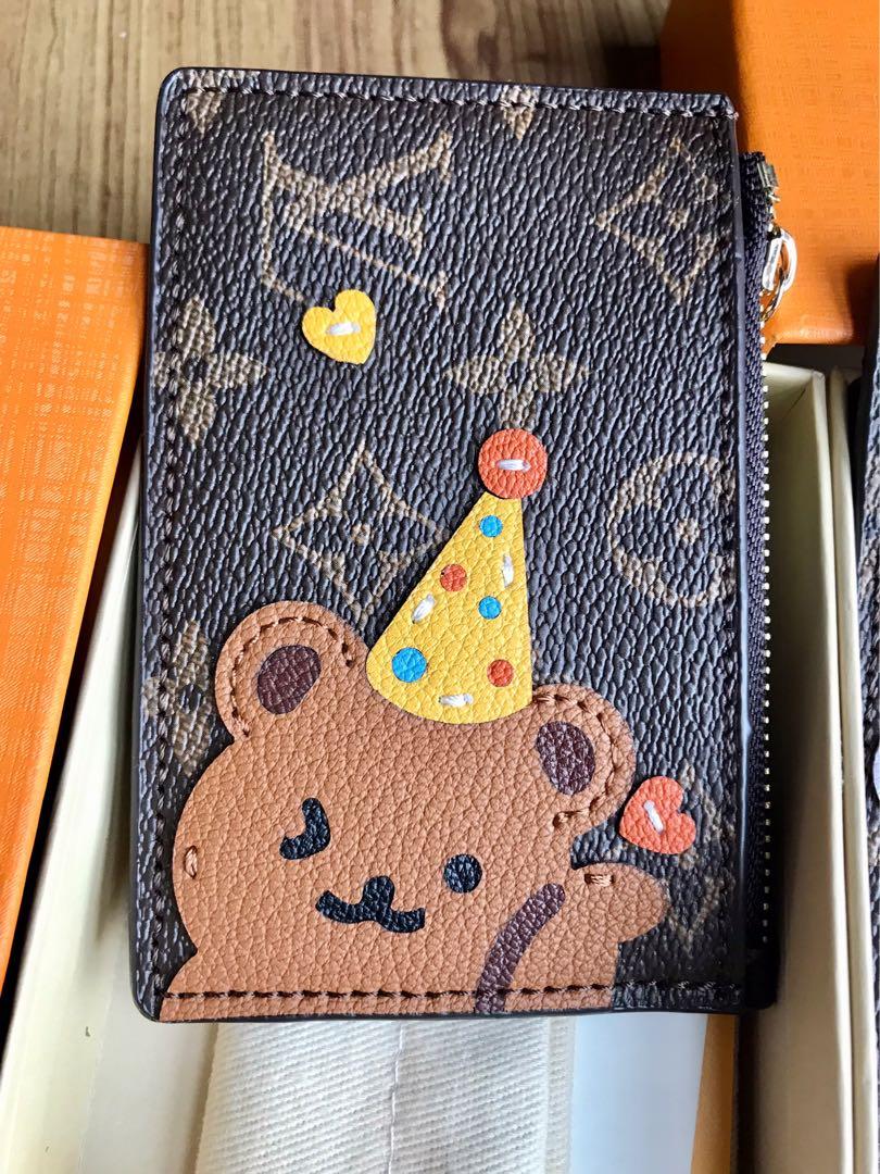 LV Card Holder (Bear), Luxury, Bags & Wallets on Carousell