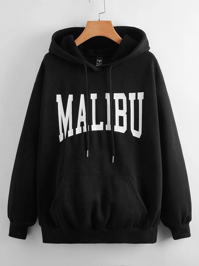 Malibu hoodie shein clearance