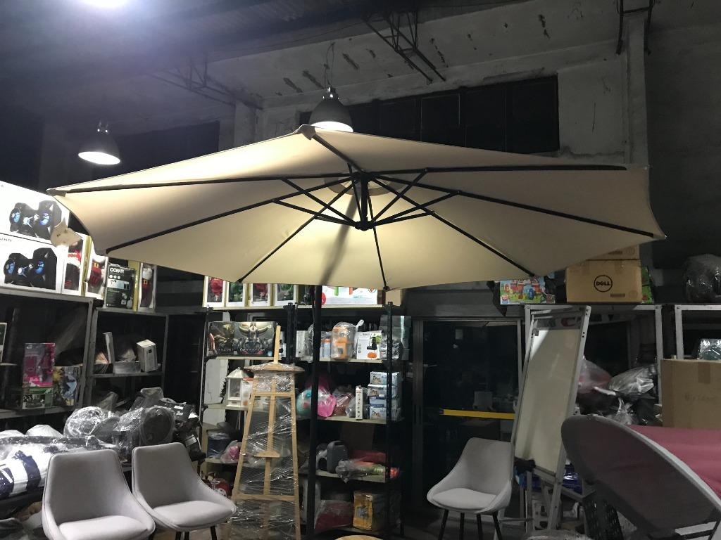 Marquee Cantilever Umbrella Beige, Furniture & Home Living, Home