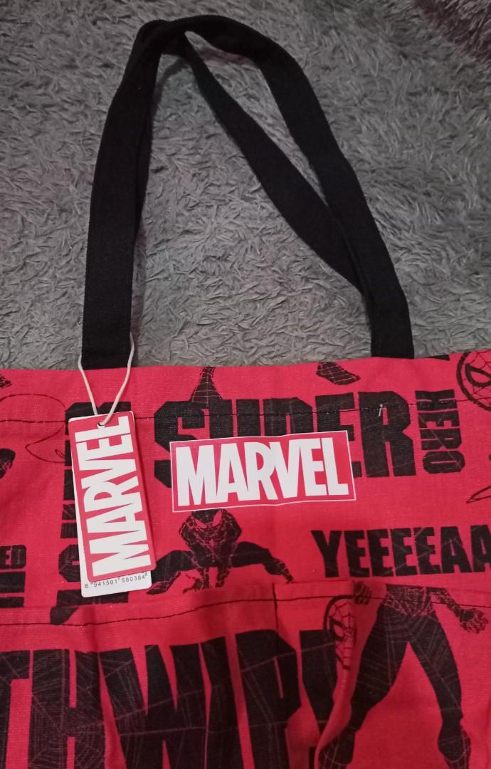 Tote Bag Miniso x Marvel, Barang Mewah, Tas & Dompet di Carousell