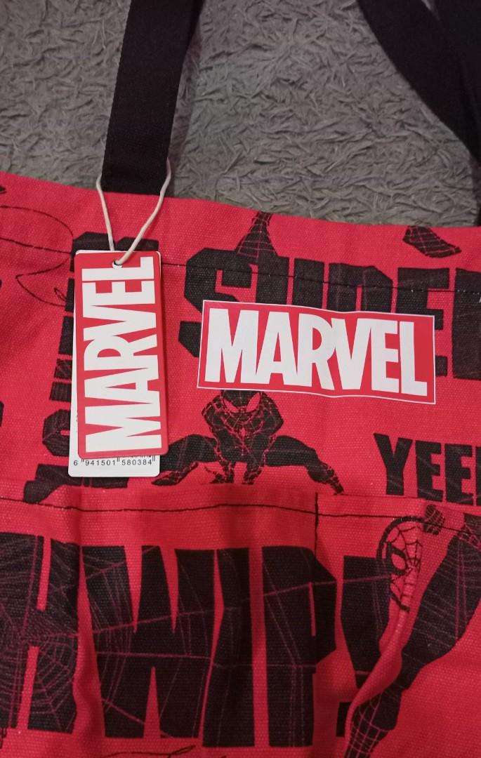 Tote Bag miniso x marvel, Barang Mewah, Tas & Dompet di Carousell