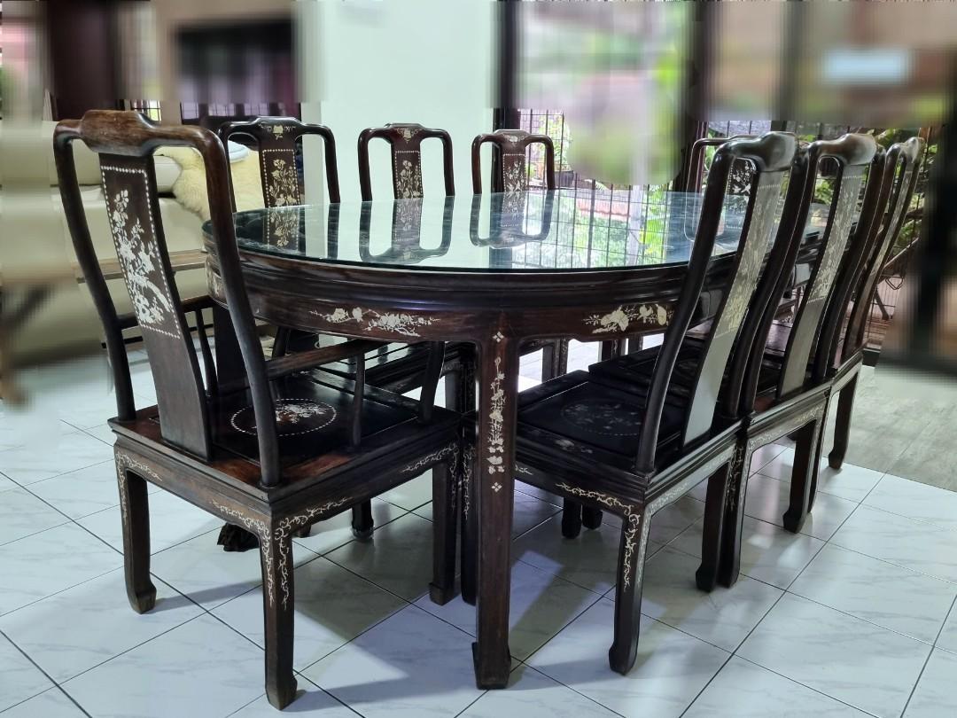 Antique rosewood dining new arrivals table