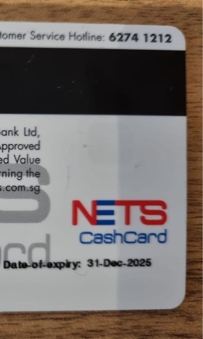 NETS cash card with chip and value, Car Accessories, Accessories on