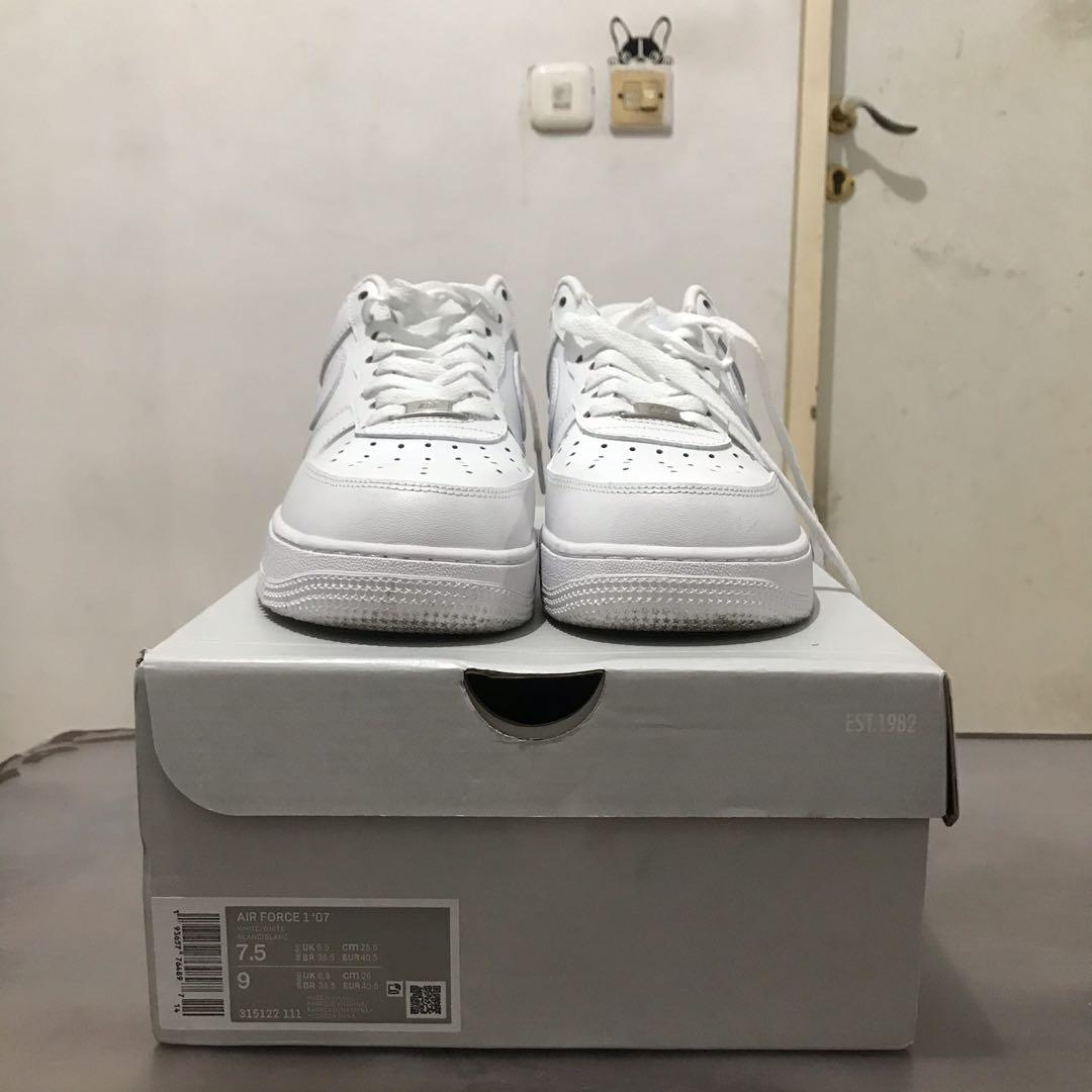 airforce size 7.5