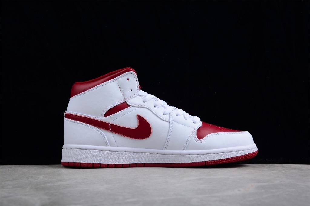 NIKE Air Jordan 1 Mid Reverse Chicago (W) - BQ6472-161 red white shoes Euro  36-46