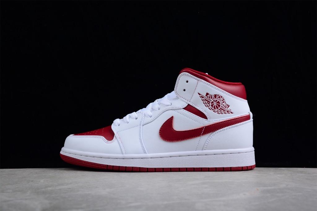 NIKE Air Jordan 1 Mid Reverse Chicago (W) - BQ6472-161 red white shoes Euro  36-46