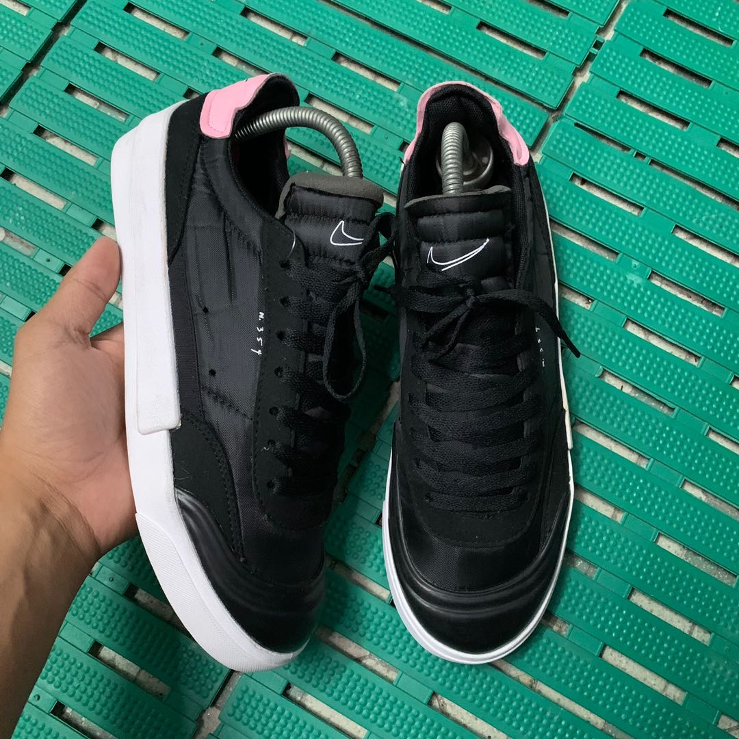 nike drop type lx black pink