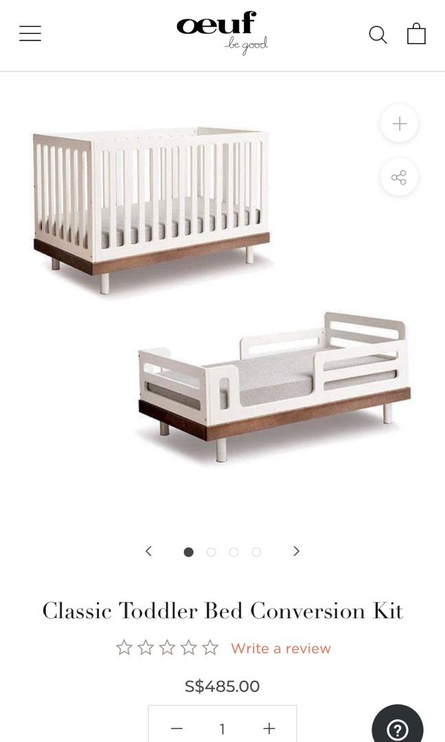 OEUF Classic Crib & Toddler Bed Conversion Kit, Babies & Kids, Baby