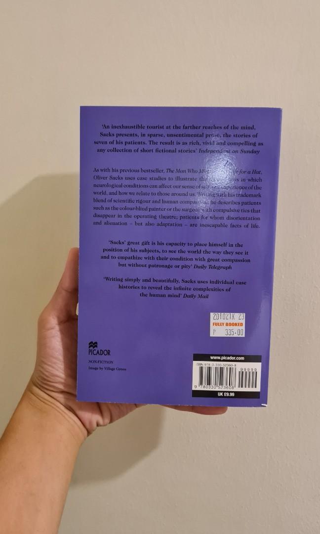 Oliver Sacks - An Anthropologist on Mars (Category: Storybooks) located in Quezon City. Submitted by charami (Listing ID 1160988612, Image 2). Description: In very good condition, read once..