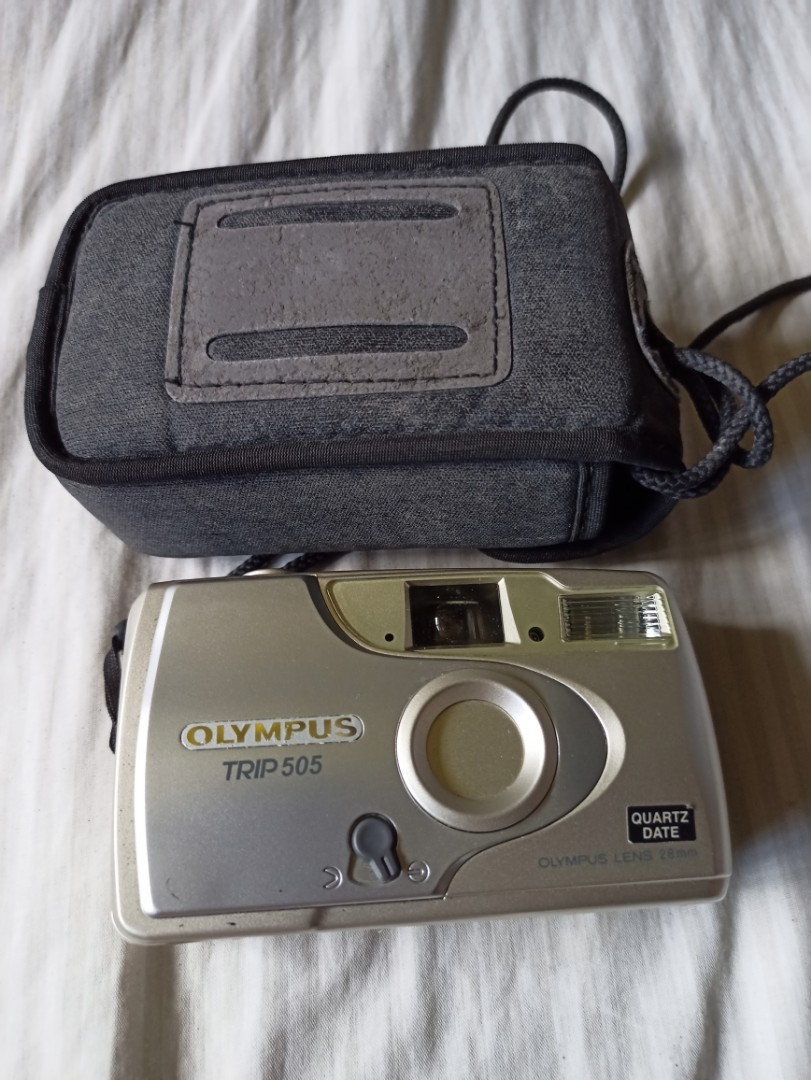Olympus film camera, Photography, Cameras on Carousell