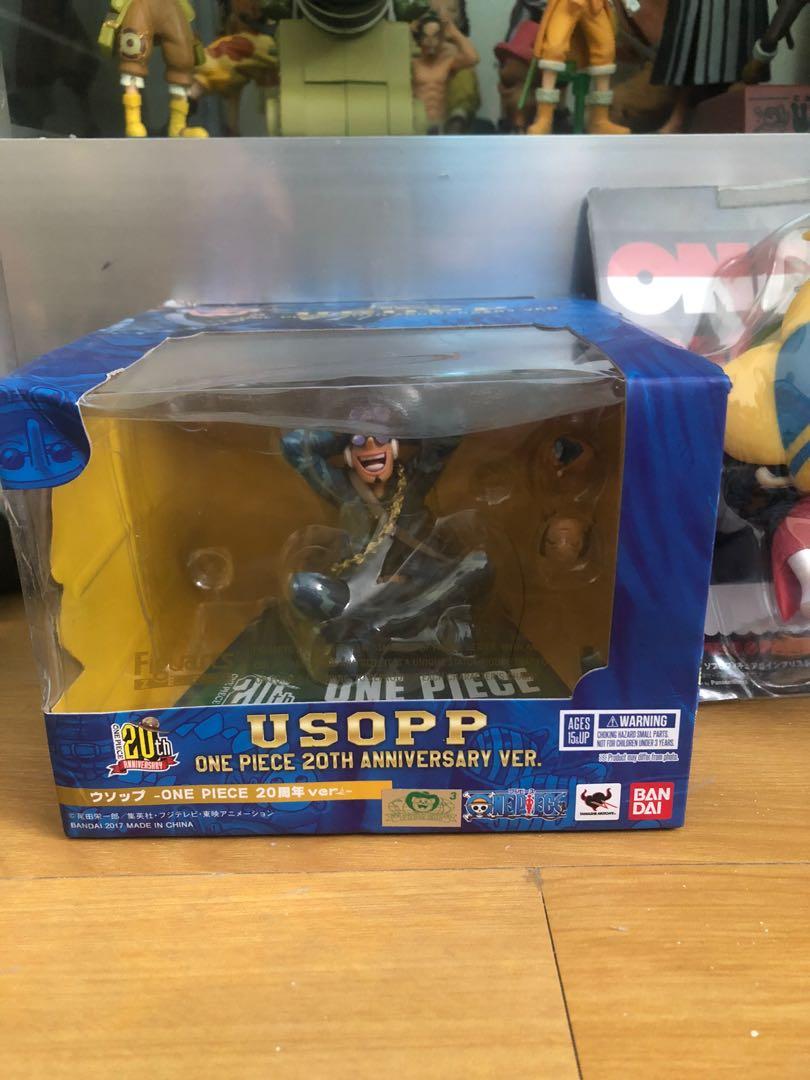 One Piece - Usopp mini shrine (Category: Figurines & Statues) located in Mexico. Submitted by Luciantoyz (Listing ID 1160908593, Image 2). Description: Usopp Figures for Sale 14 figures in total 3 out of 14 are still in MISB condition Brand: KoA FAZ Bandai Banpresto Sold as Set only Rfs: need space .