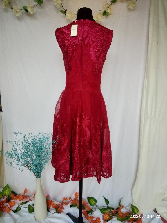 Original MAJE Elegant Embroidery Flare Dress ( REASON), Women's Fashion,  Dresses & Sets, Dresses on Carousell