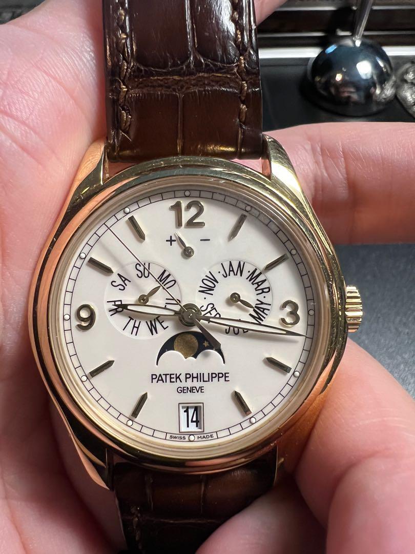 Patek Philippe Annual Calendar (Category: Luxury Watches) located in Pasig City. Submitted by mandatu (Listing ID 1160864581, Image 3). Description: Patek Philippe Annual Calendar Reference # 5146J-001 Complete Package Ivory White Dial Solid Yellow Gold 39mm Local AD Priced to sell .