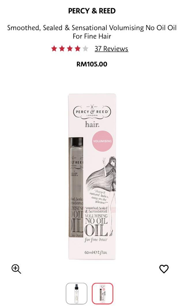 Percy & Reed Hair oil, Beauty & Personal Care, Hair on Carousell