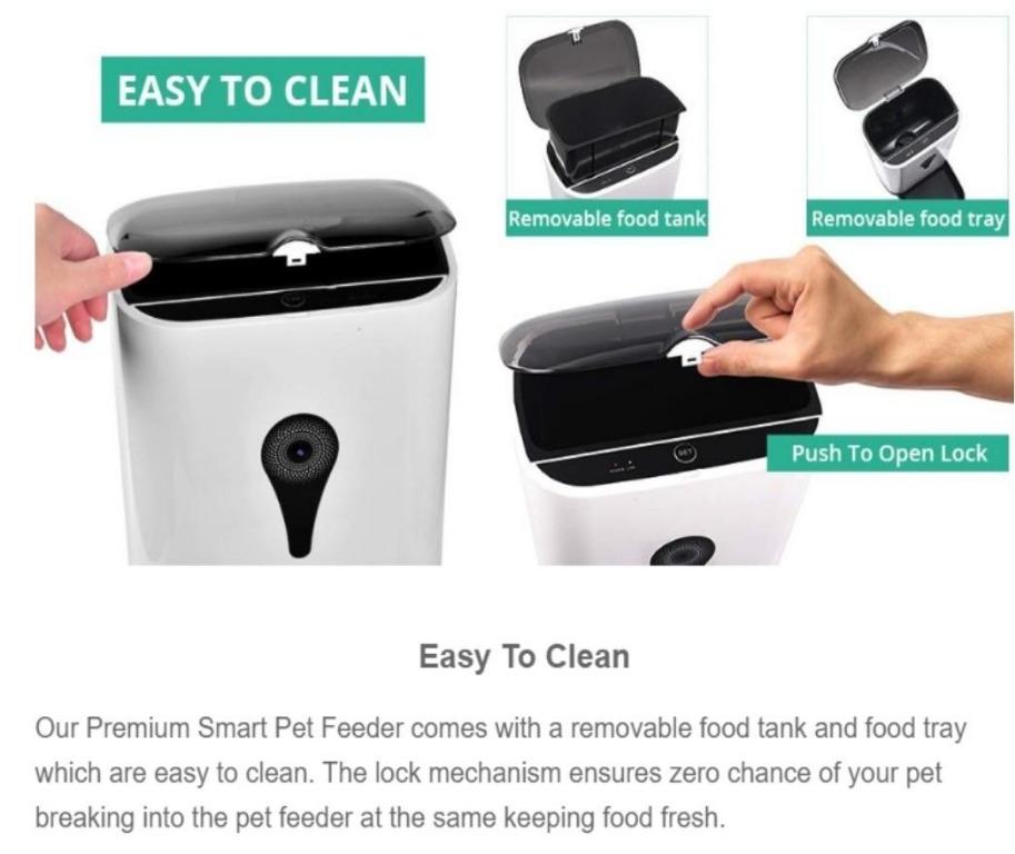 PETFUN Smart Pet Feeder, Pet Supplies, Pet Food on Carousell