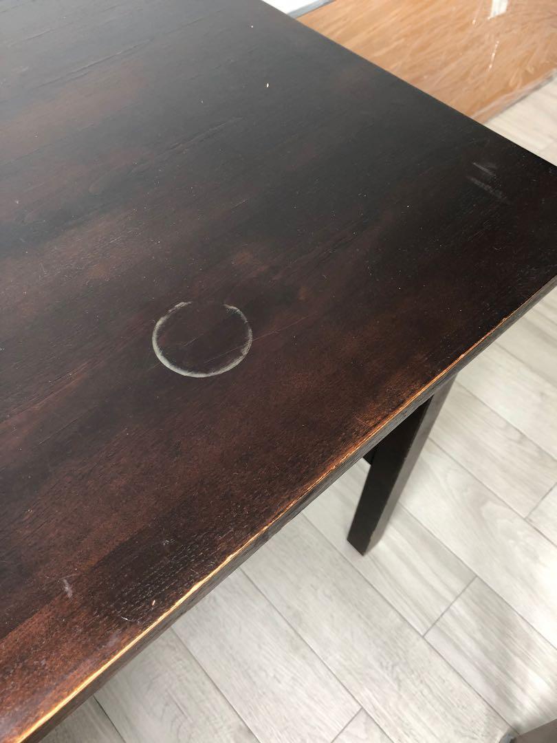 Picket and rail study desk table, Furniture & Home Living, Furniture